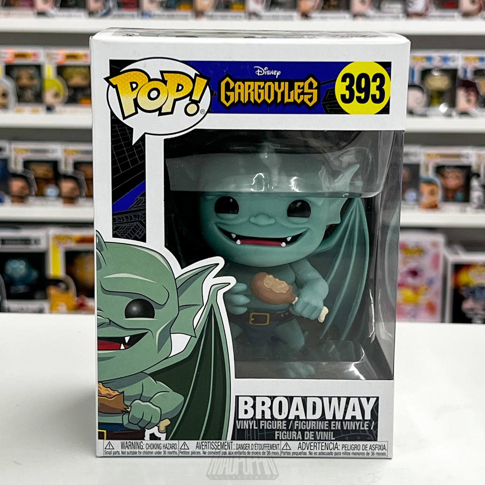 Funko Pop Disney Gargoyles Broadway Vinyl Figure 393 New Animation Collectible