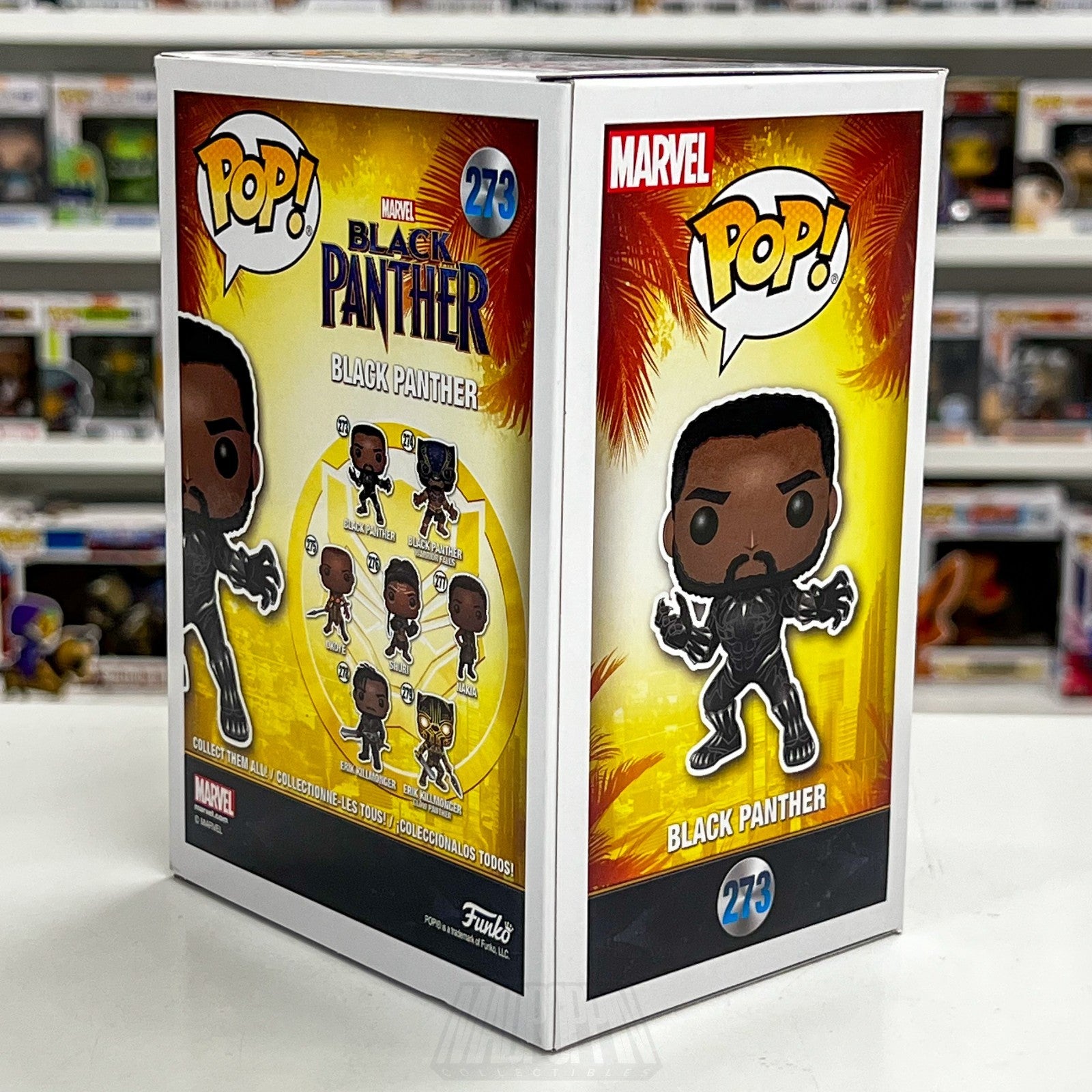 Funko Pop Marvel Black Panther Masked Chase 273  T'Challa MCU Toy Vinyl Figure4