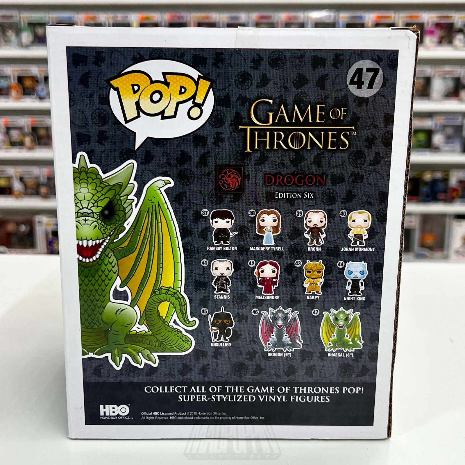 Funko Pop Television Game of Thrones Rhaegal HBO Dragon 6 Inch TV Vinyl Figure3
