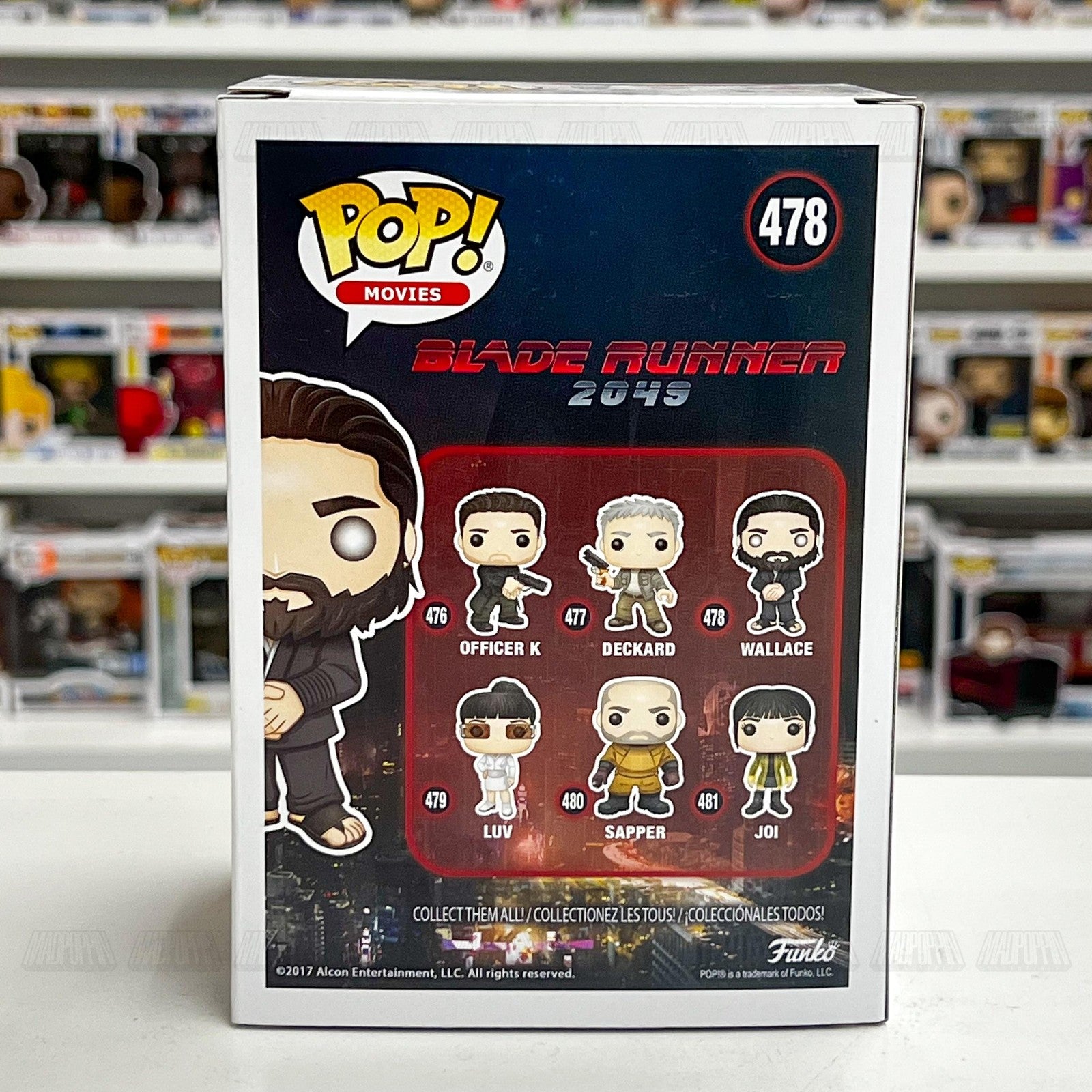 Funko Pop Movies Wallace #478 Blade Runner 2049 Vinyl Figure Collectible NIB