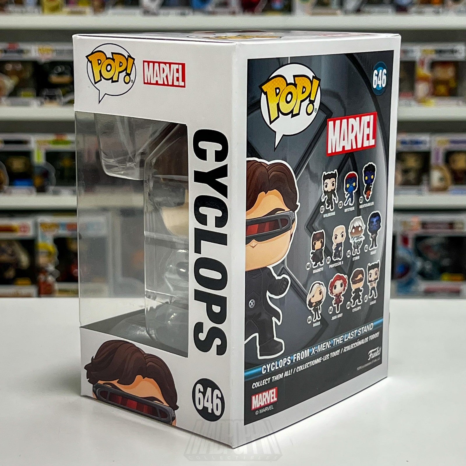 Funko Pop Marvel Cyclops 646 X-Men The Last Stand Mutant BobbleHead Figure Toy