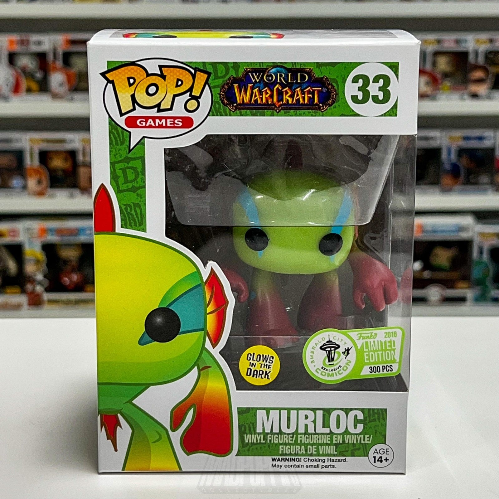 Funko Pop Games World of Warcraft Murloc 33 Glow Limited 300 PCS Vinyl Figure