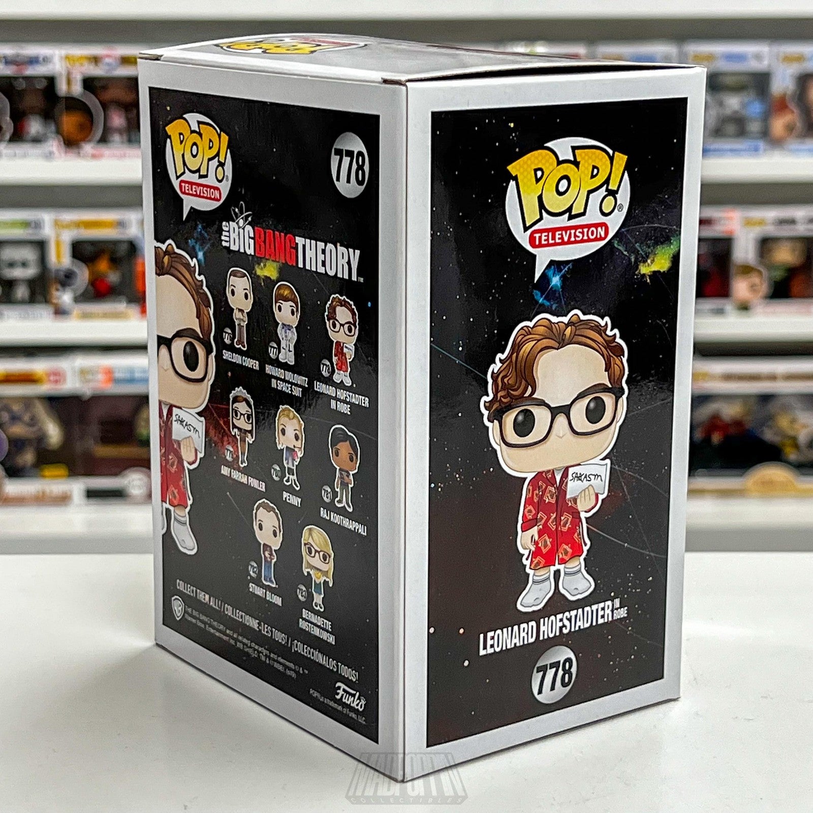 Funko Pop Leonard Hofstadter In Robe #778 Big Bang Theory TV Vinyl Figure New