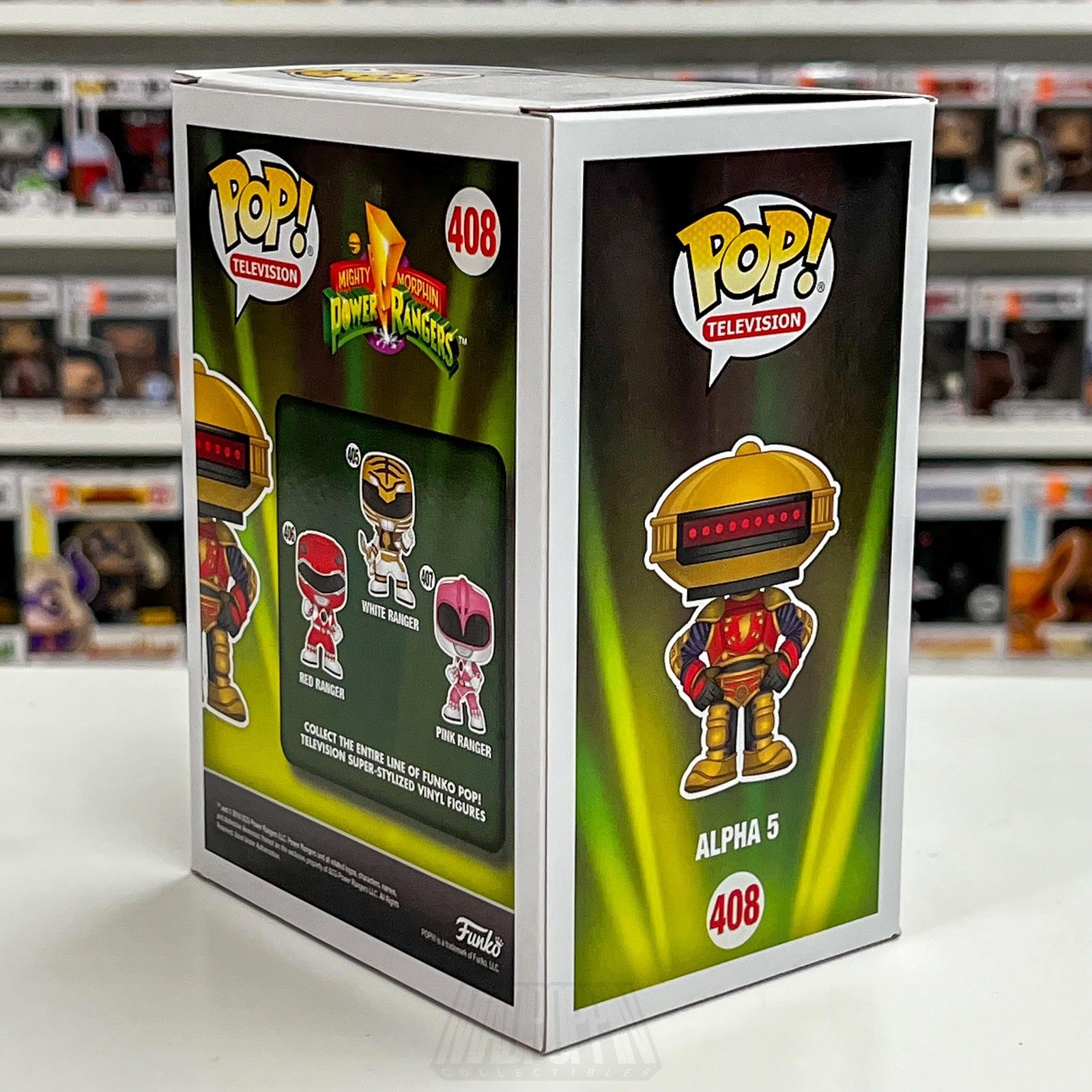 Funko Pop Television Alpha 5 Mighty Morphin Power Rangers  MMPR 408 Walmart Toy