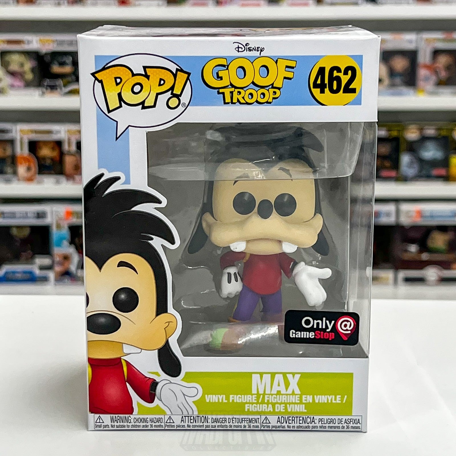 Funko Pop Disney Goof Troop Maximilian Max GameStop Exclusive 462 Vinyl Figure0