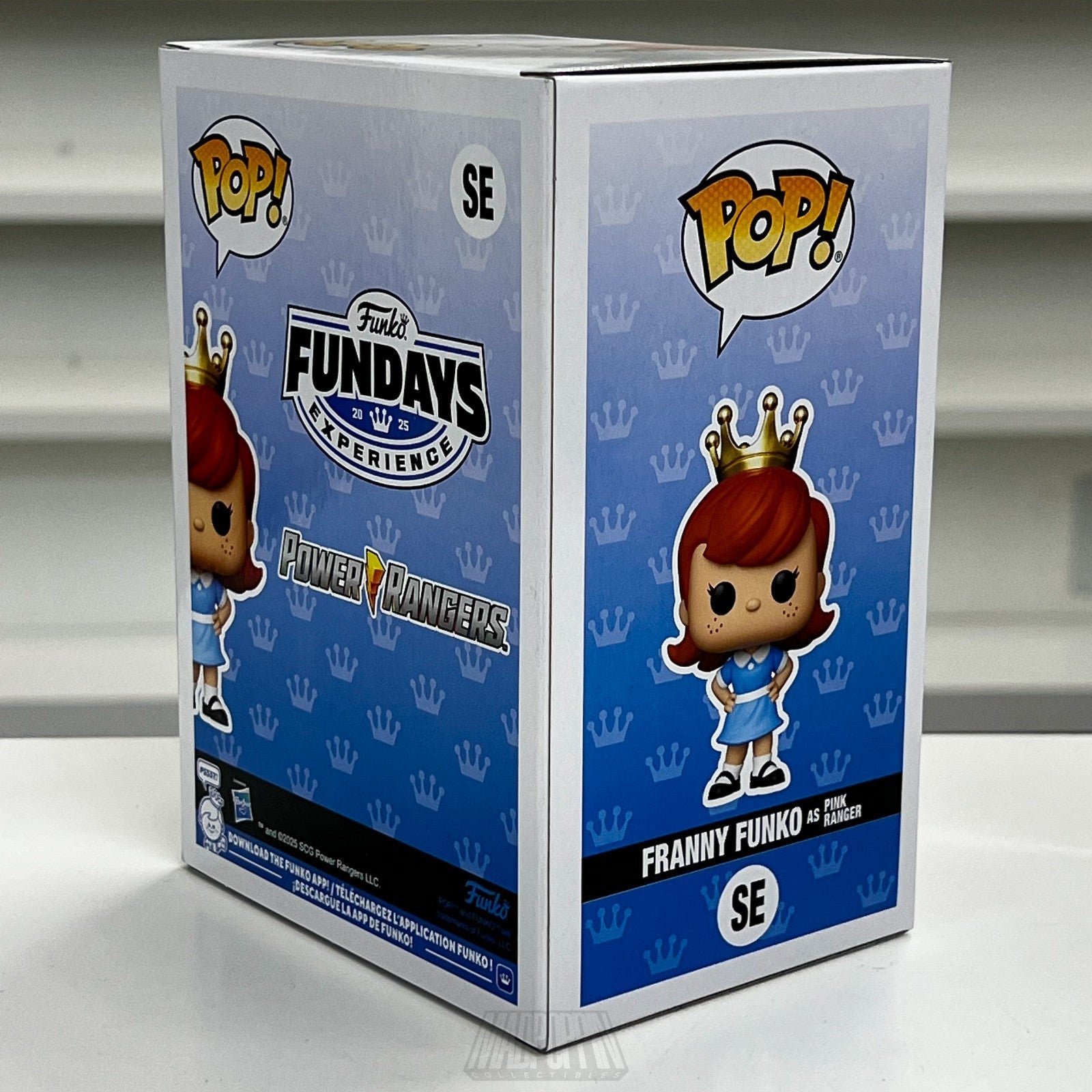 Funko Pop Fundays Franny Mighty Morphin Pink Ranger Metallic Show 100 PCS MMPR