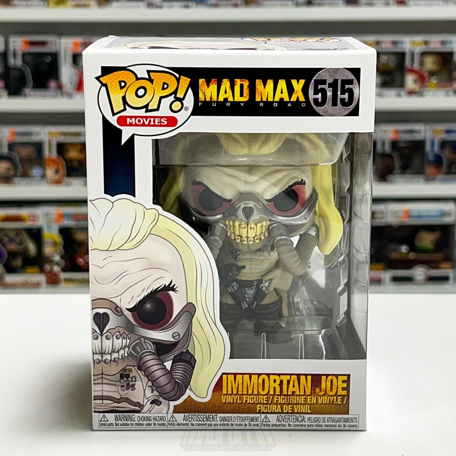 Funko Pop! Movies Mad Max Fury Road Immortan Joe 515 Vinyl Figure Collectible