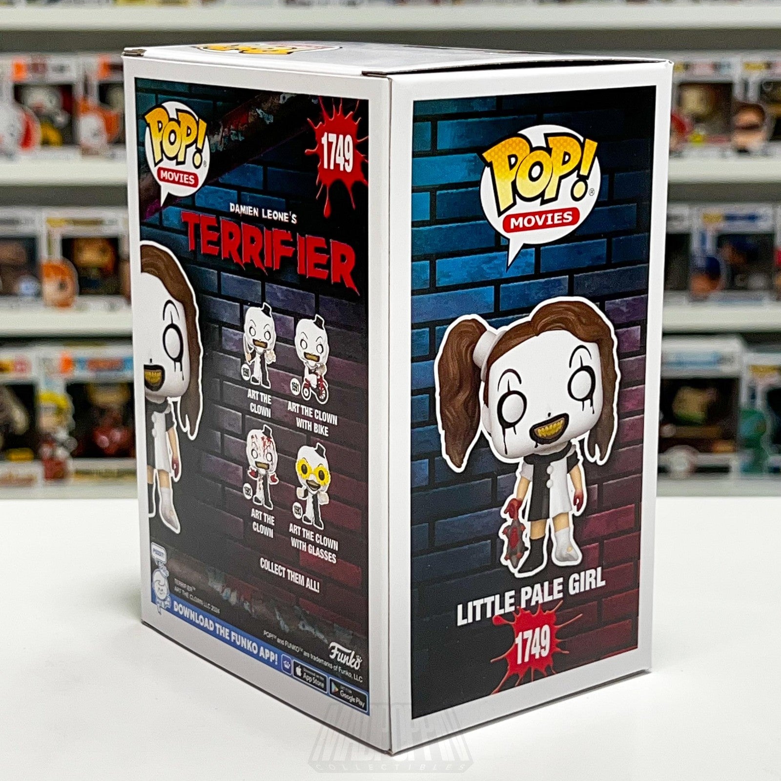 Funko Pop Movies Terrifier Little Pale Girl 1749 Glow Specialty Exclusive Horror