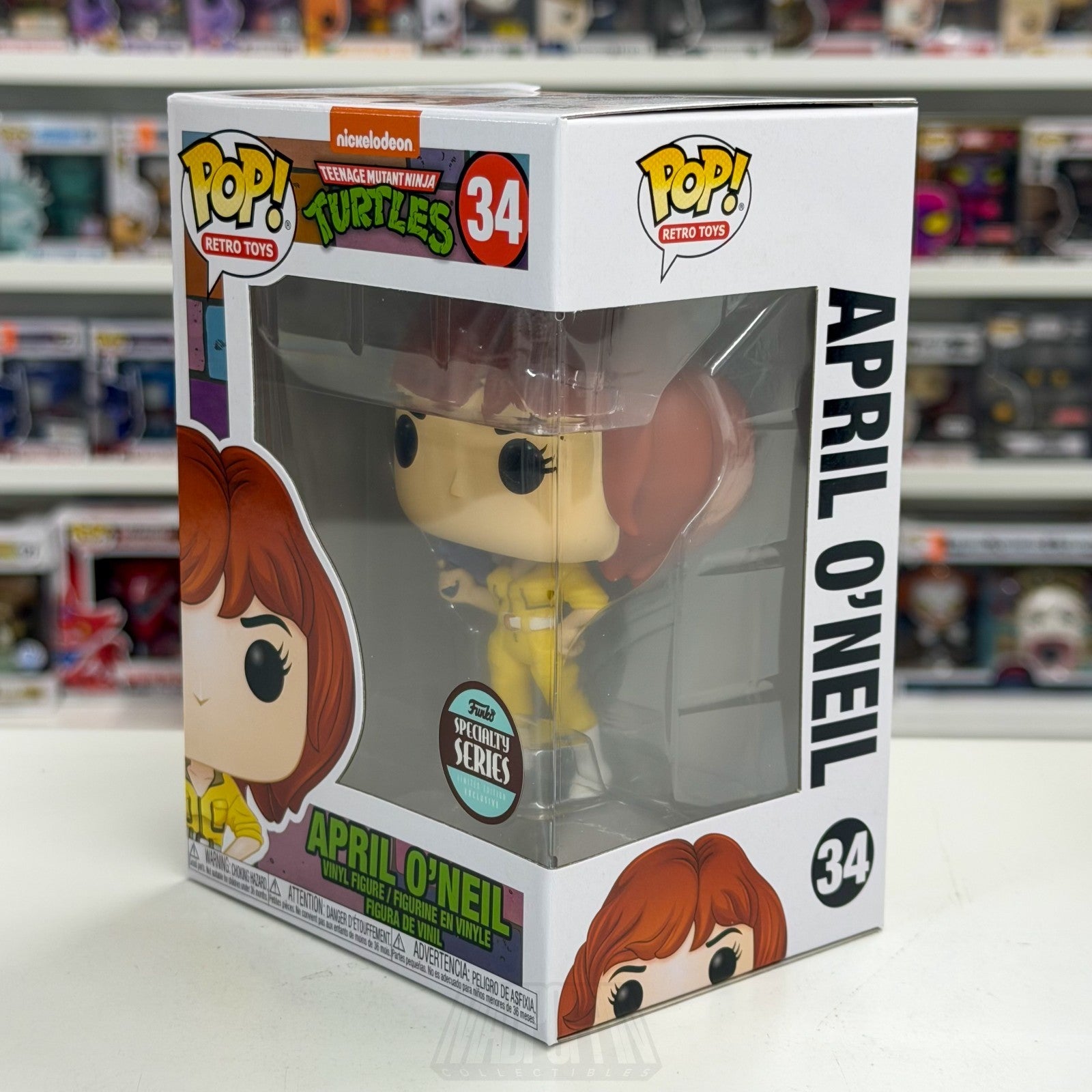 Funko Pop Retro Toys TMNT Turtles April O'Neil Specialty Series 34 Vinyl Figure1