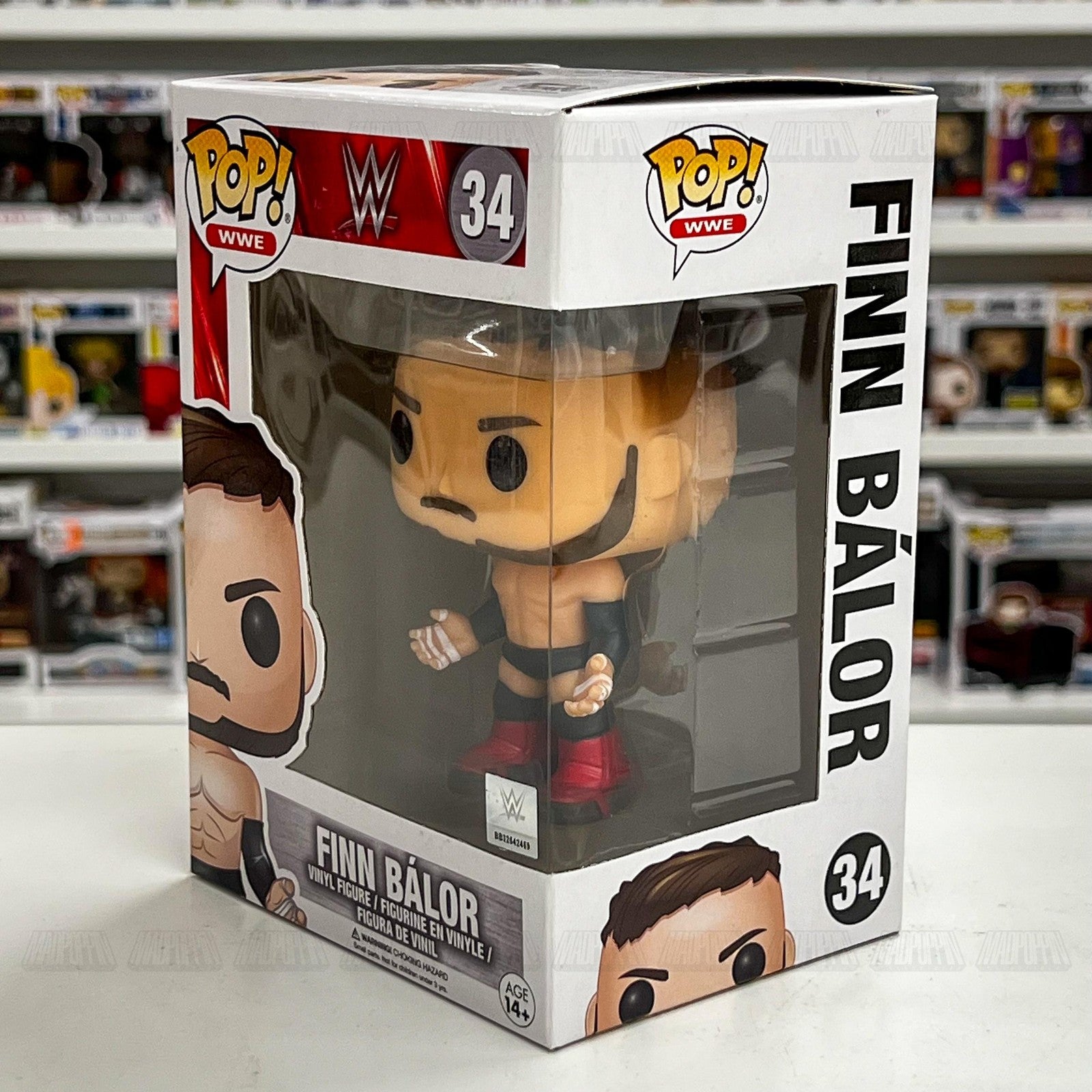 Funko Pop WWE Finn Bálor #34 Vinyl Figure Collectible Wrestling Toy New in Box