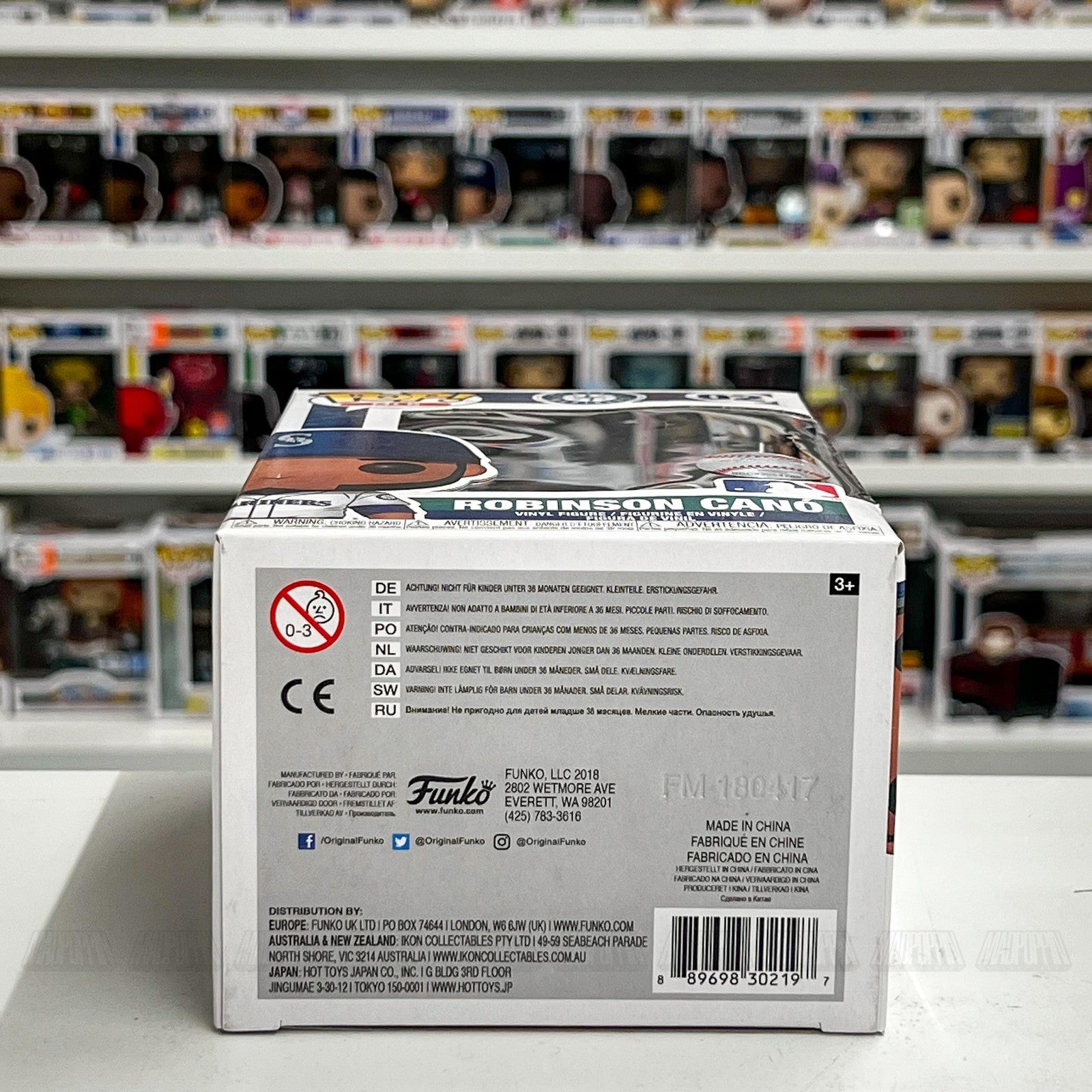 Funko Pop MLB Robinson Cano Seattle Mariners 02 Vinyl Figure Baseball NIB Mint