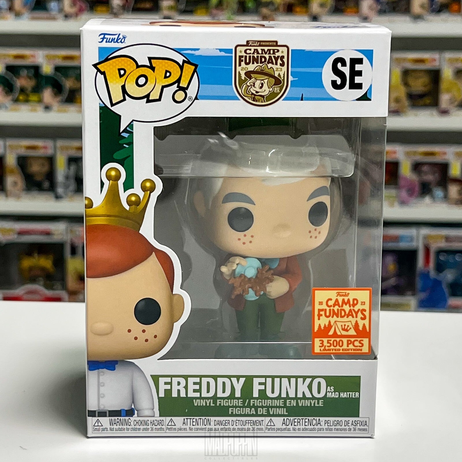 Funko Pop Camp Fundays Freddy Mad Hatter Disney Alice In Wonderland 3500pcs SE