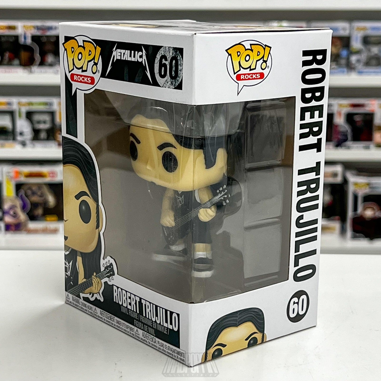 Funko Pop Rocks Metallica Robert Trujillo 60 Vinyl Figure New Box Collector Toy