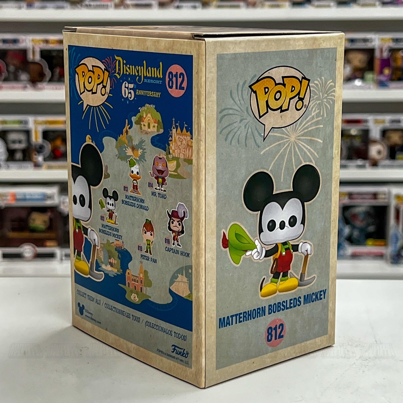 Funko Pop Disney Disneyland 65th Matterhorn Bobsleds Mickey #812 Vinyl Figure