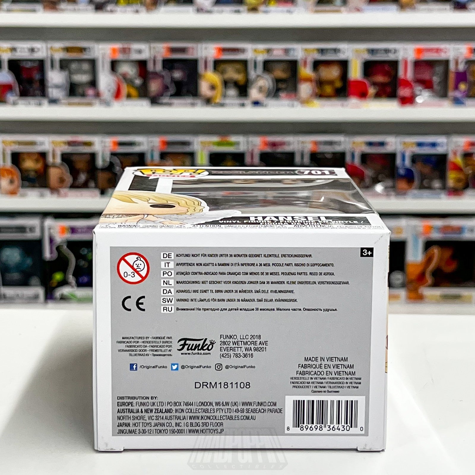 Funko Pop Movies Zoolander Hansel 701 American Comedy Owen Wilson Vinyl Figure7