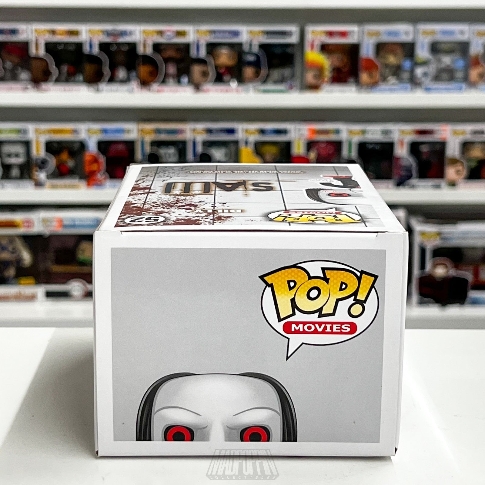 Funko Pop Movies Saw Billy Signed Tobin Bell 52 JSA Authentic Vaulted Horror MIB