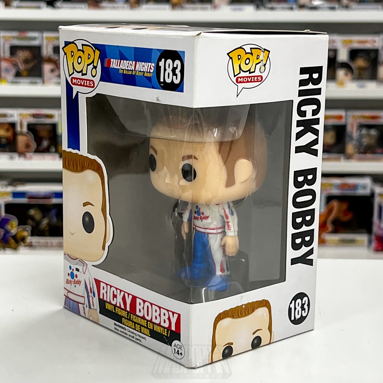 Funko Pop Movies Talladega Nights Ricky Bobby 183 NASCAR Comedy Toy Vinyl Figure1