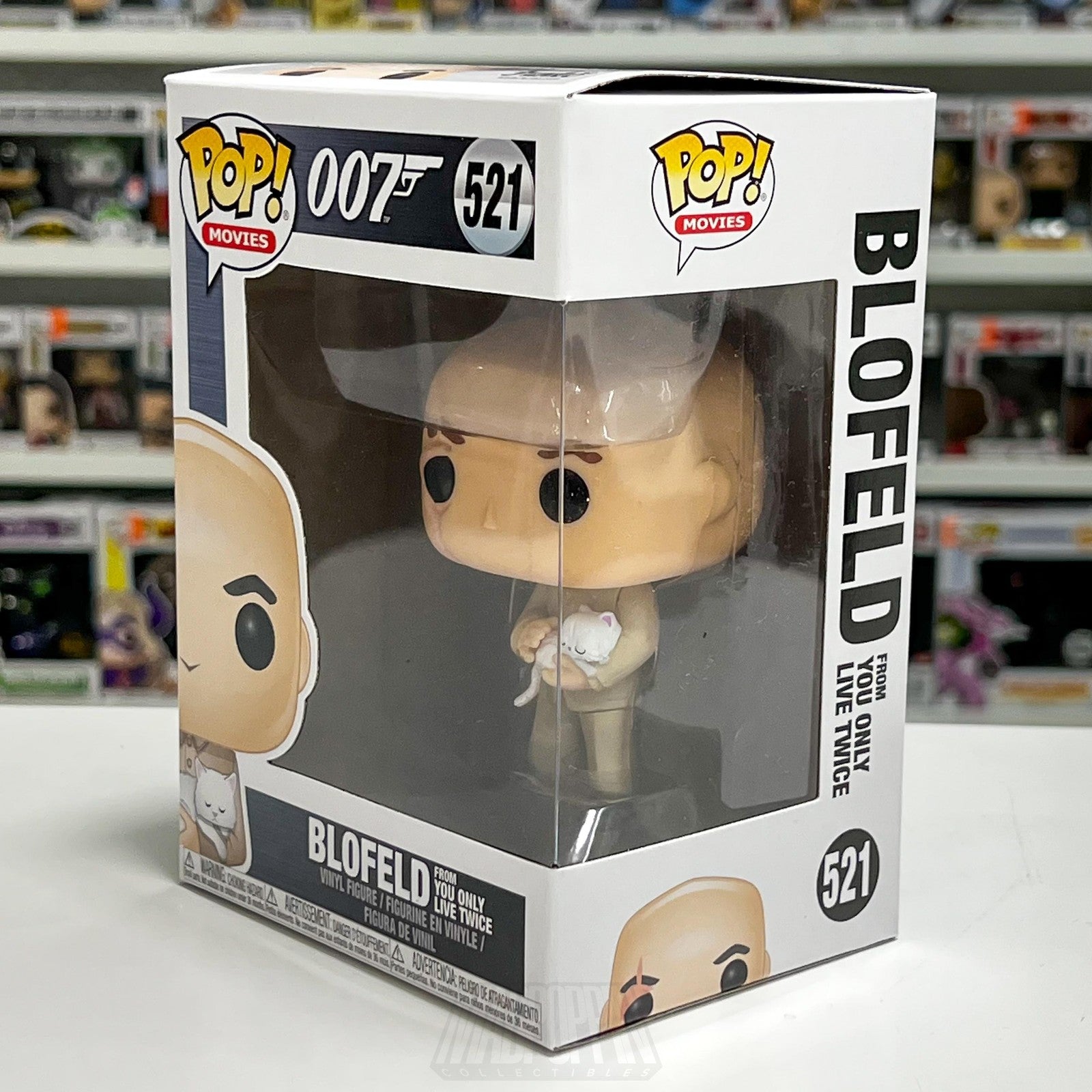 Funko Pop! Movies 007 James Bond Blofeld #521 Vinyl Figure You Only Live Twice