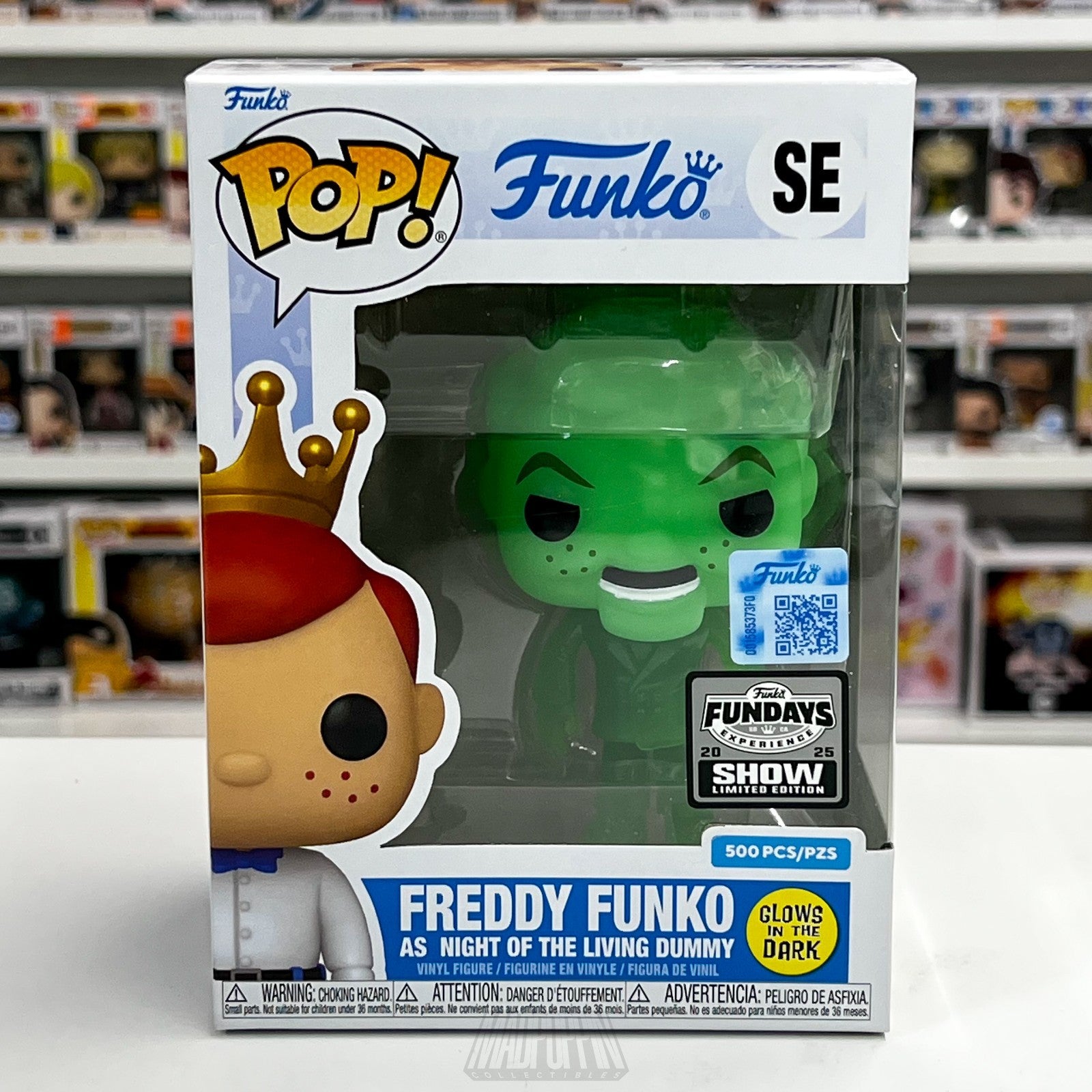 Funko Pop Fundays 2025 Freddy Night of Living Dummy Goosebumps Glow 500pcs SE