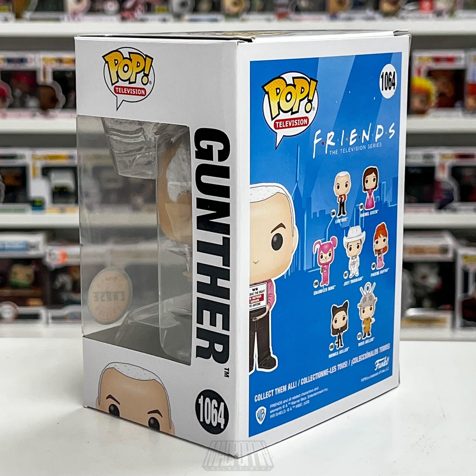 Funko Pop Television Friends Gunther Chase Limited Edition 1064 Vinyl Figure New