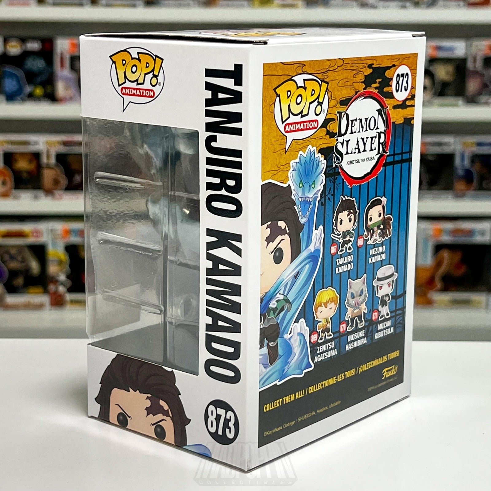 Funko Pop Demon Slayer Tanjiro Kamado #873 BoxLunch Glow Vinyl Figure Anime NIB