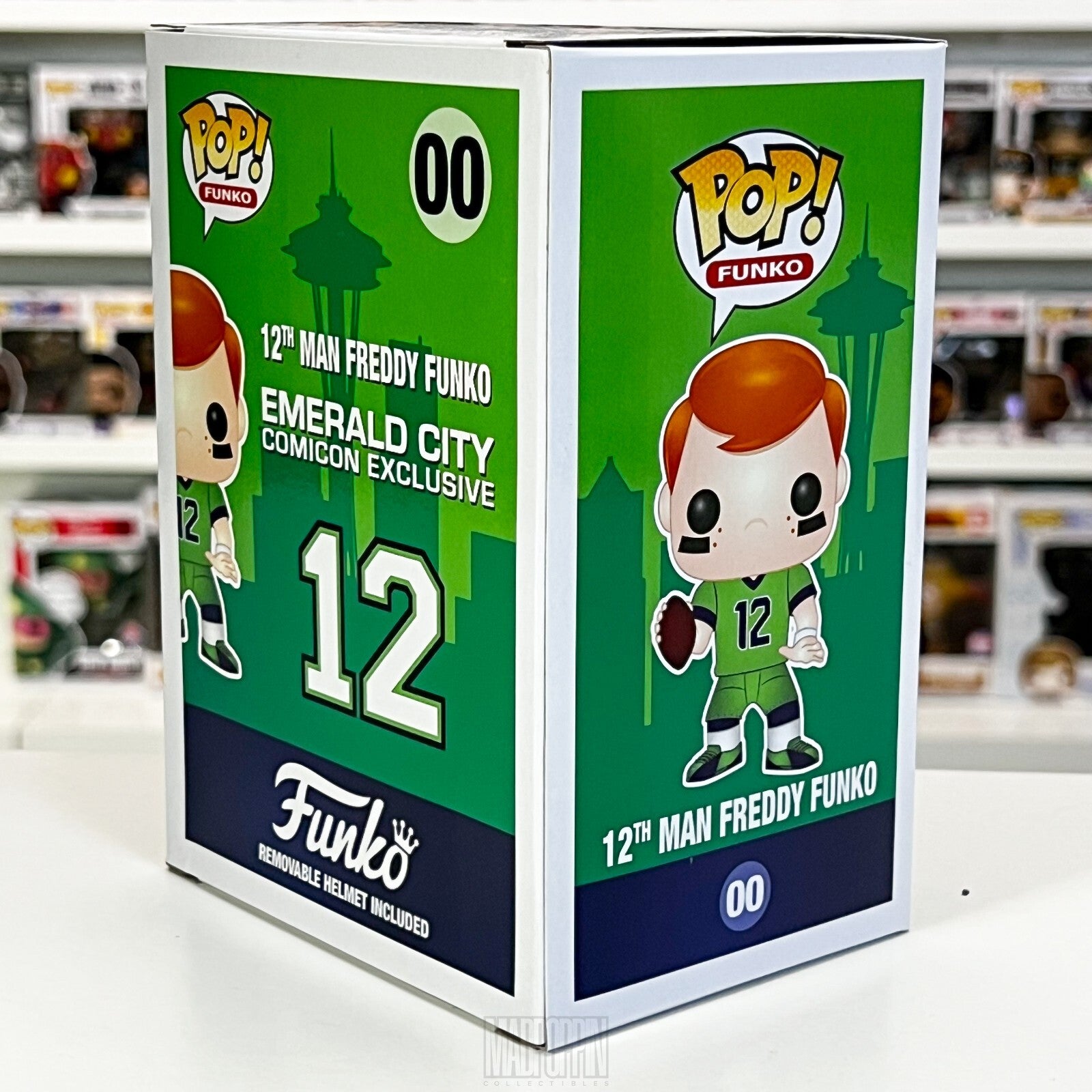Funko Pop 12th Man Freddy Funko Football Player #12 Jersey ECCC 250 Pcs 00
