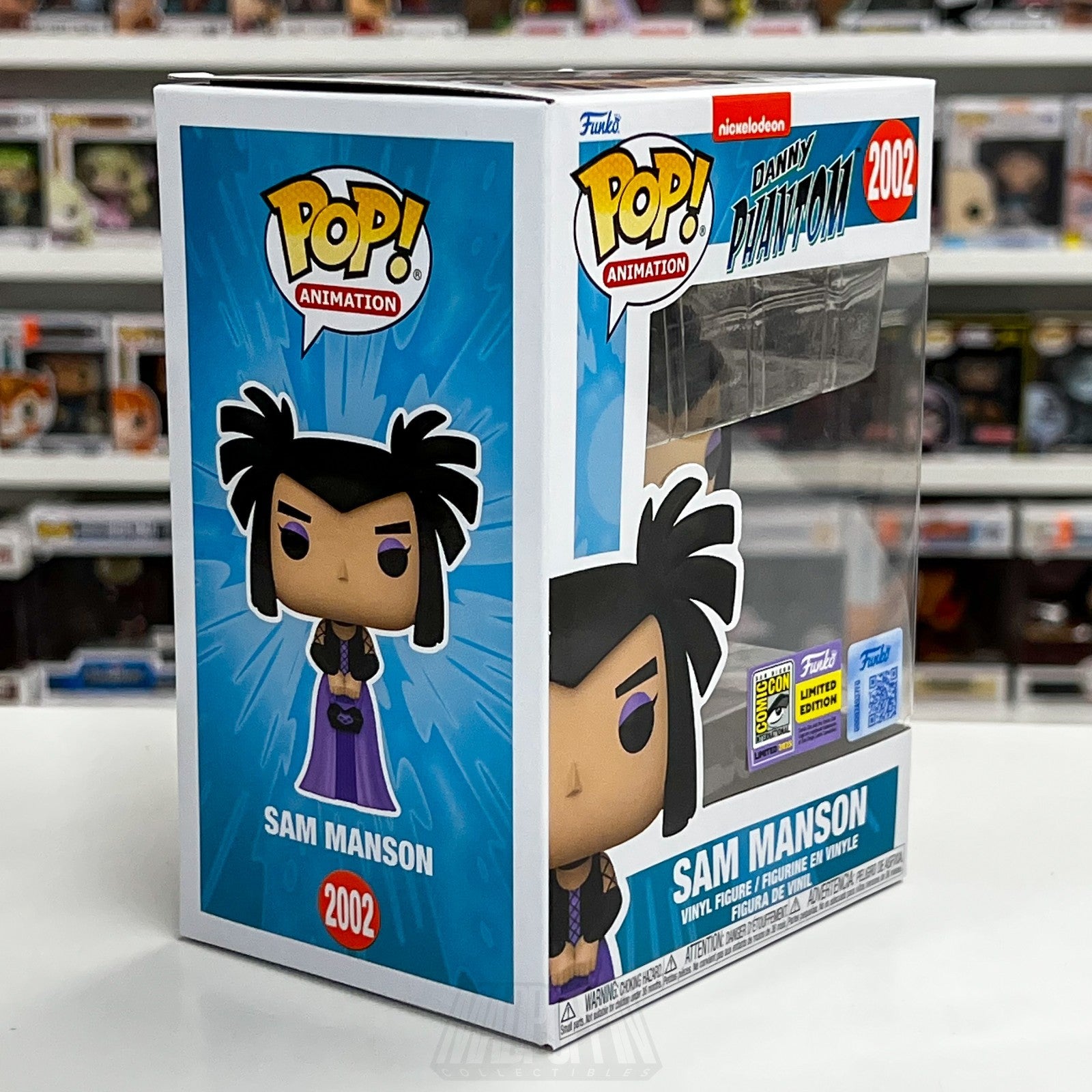 Funko Pop Animation Danny Phantom Sam Manson SDCC Con Sticker 2002 Vinyl Figure5
