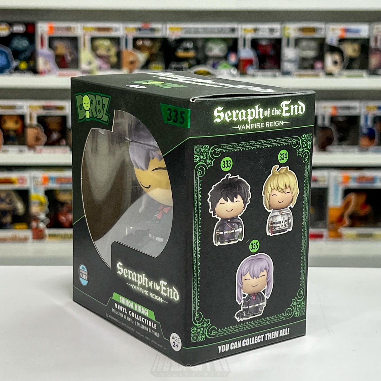 Funko Dorbz Animation Seraph of the End Shinoa Hiragi 335 Specialty Series Anime