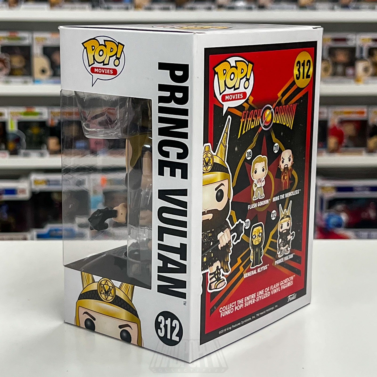 Funko Pop Movies Flash Gordon Prince Vultan 312 Space Opera Toy Vinyl Figure2