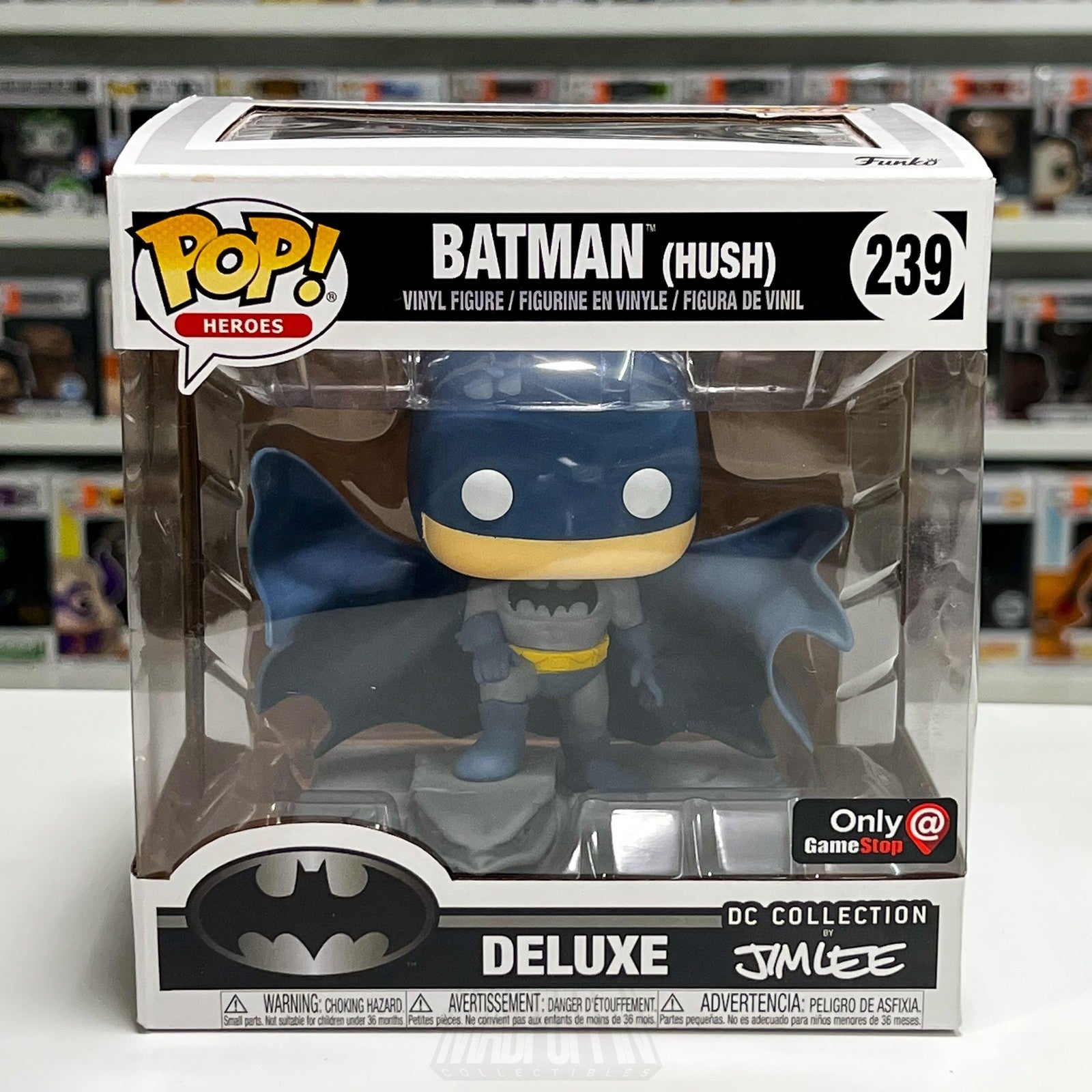 Funko Pop Heroes Batman Hush Deluxe Jim Lee DC Comics 239 GameStop Exclusive NIB