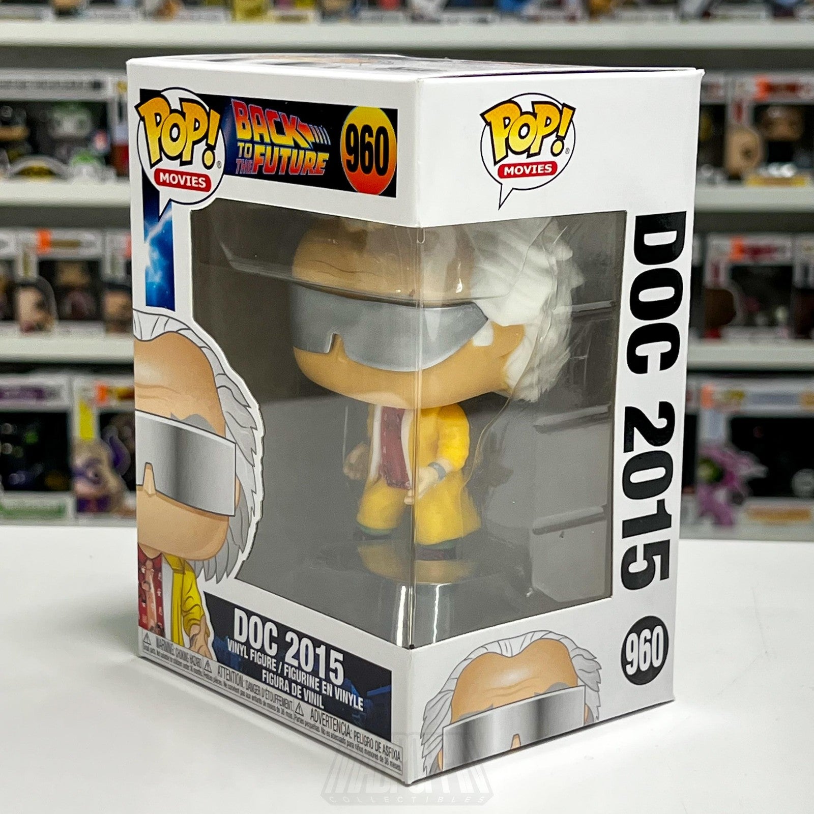 Funko Pop! Movies Back to the Future Doc Brown 2015 #960 Vinyl Figure New Toy