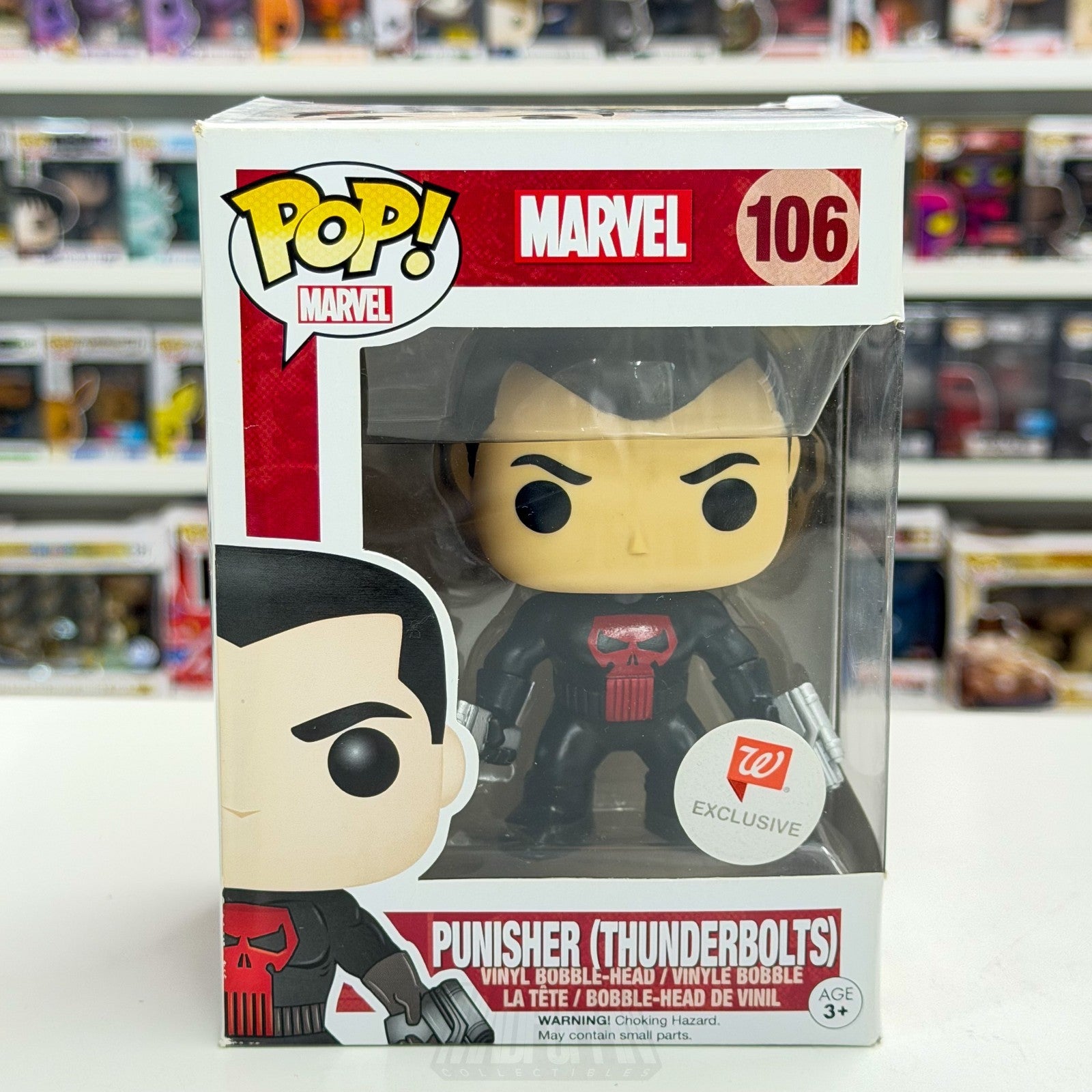 Funko Pop Marvel Punisher Thunderbolts Walgreens 106 Antihero Vigilante Figure0