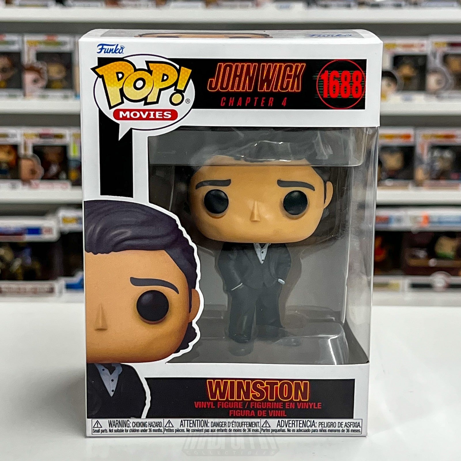 Funko Pop Movies John Wick Chapter 4 Winston Scott 1688 Assassins Vinyl Figure0