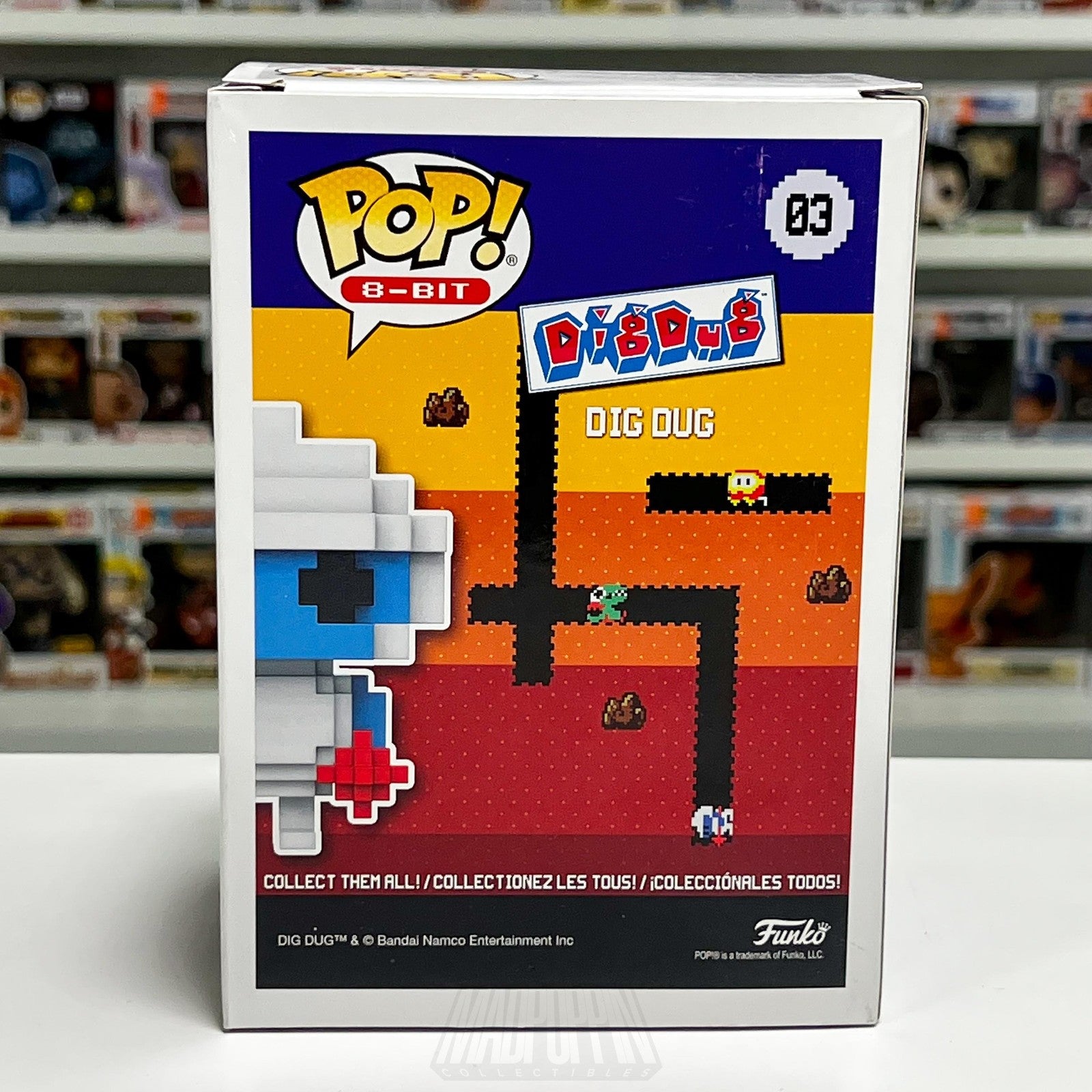 Funko Pop 8-Bit Dig Dug 03 Fall Convention Exclusive Vinyl Figure Video Game