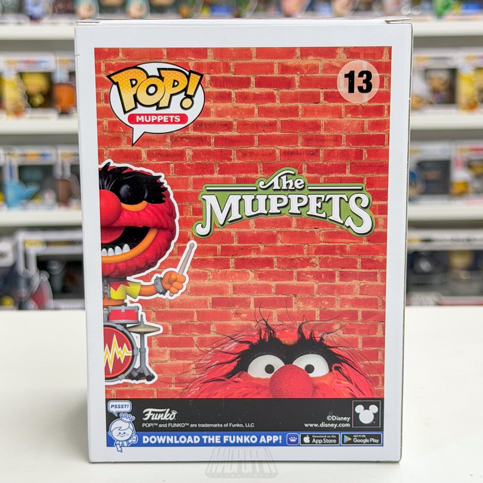 Funko Pop Muppets Animal Flocked NYCC Official Sticker 1500 PCS 13 Vinyl Figure3