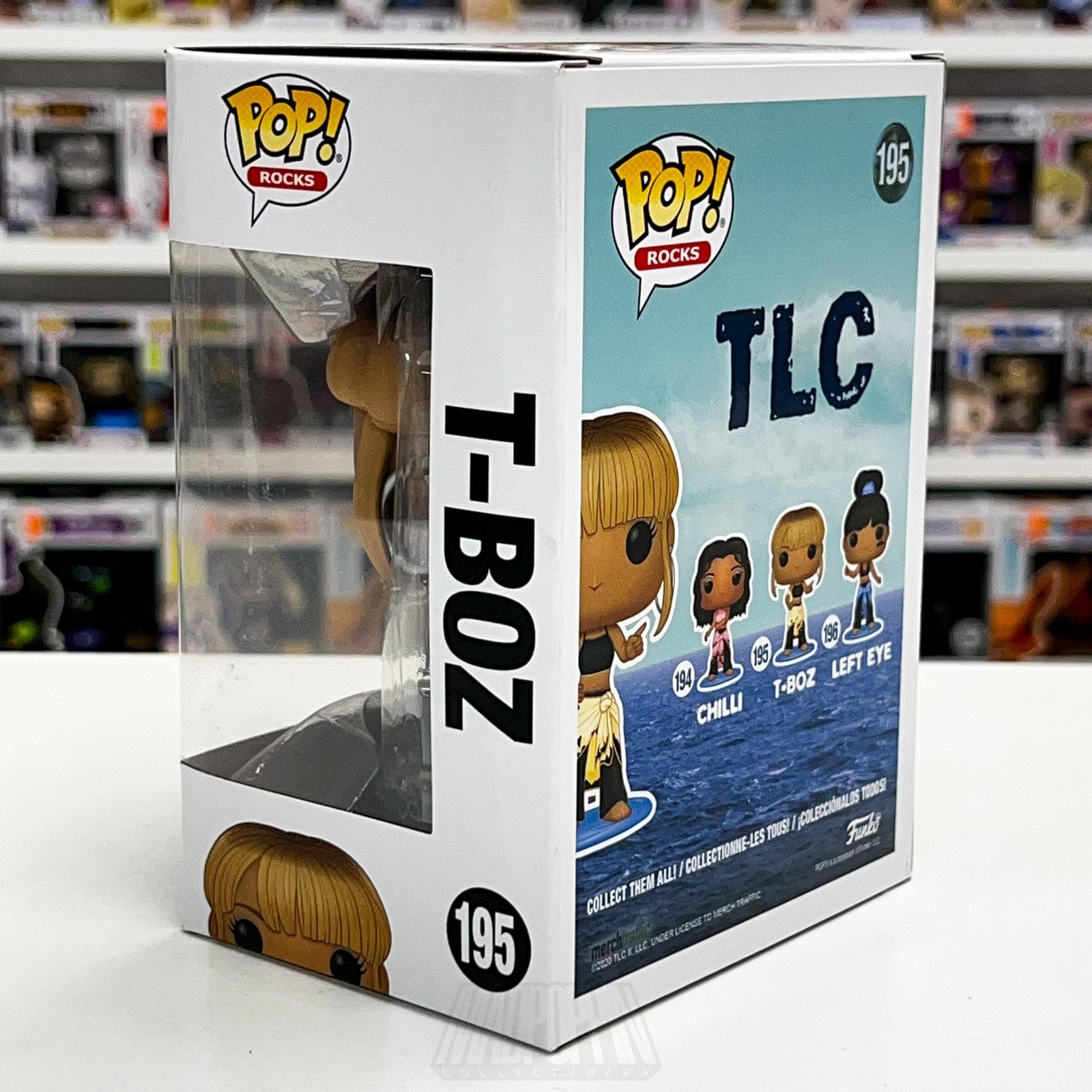 Funko Pop Rocks TLC T-Boz 195 Waterfalls Video Vinyl Figure 90s R&B Atlanta NIB2