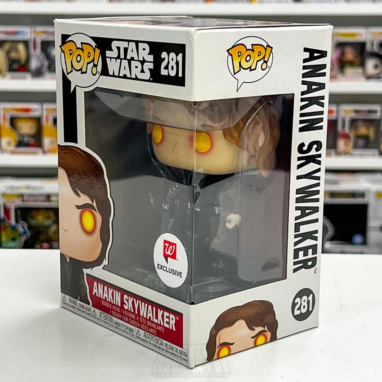 Funko Pop Star Wars Anakin Skywalker Dark Side Walgreens 281 Toy Vinyl Figure1