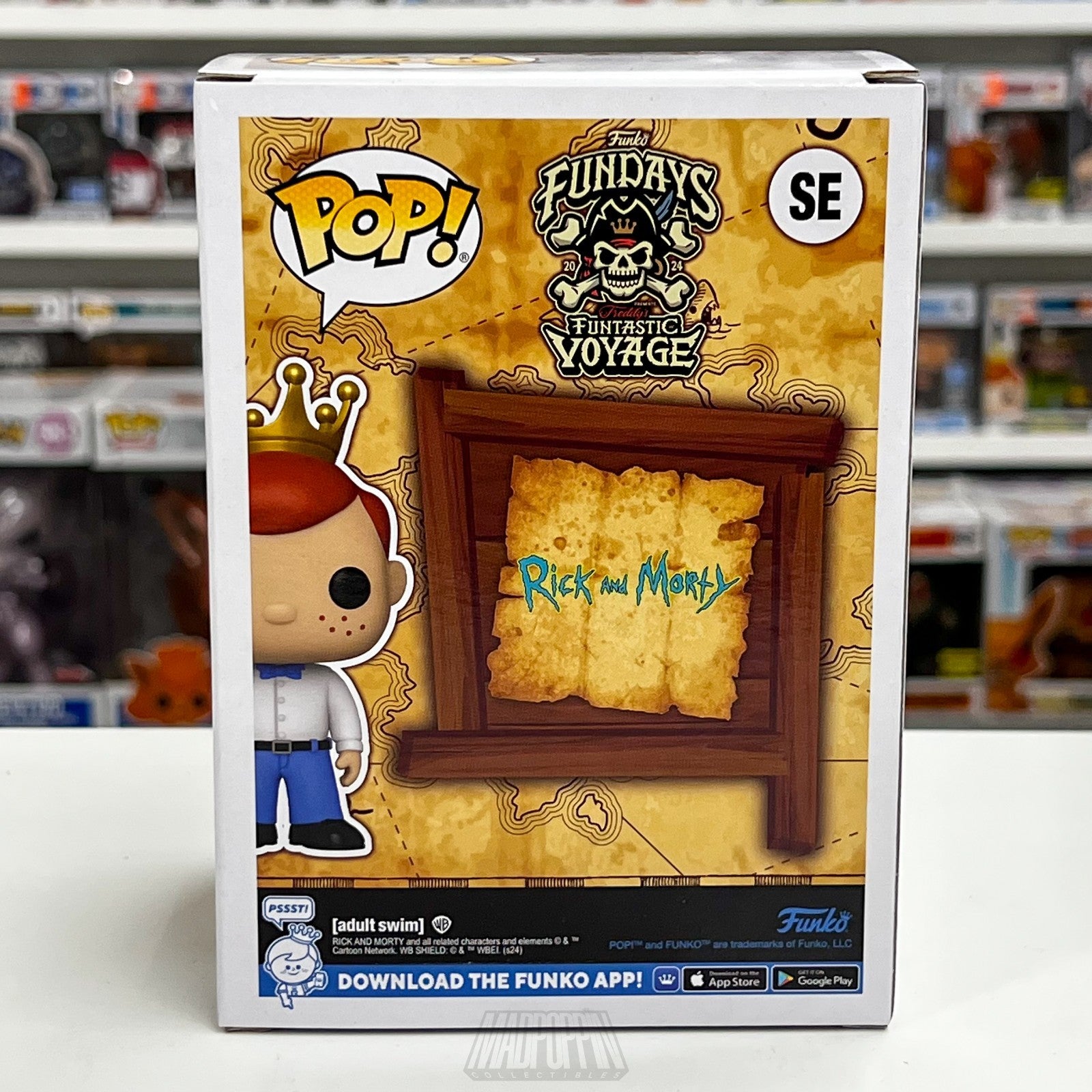 Funko Pop Fundays Funtastic Voyage Freddy Toxic Morty Glow Holding Rick 1500 PCS