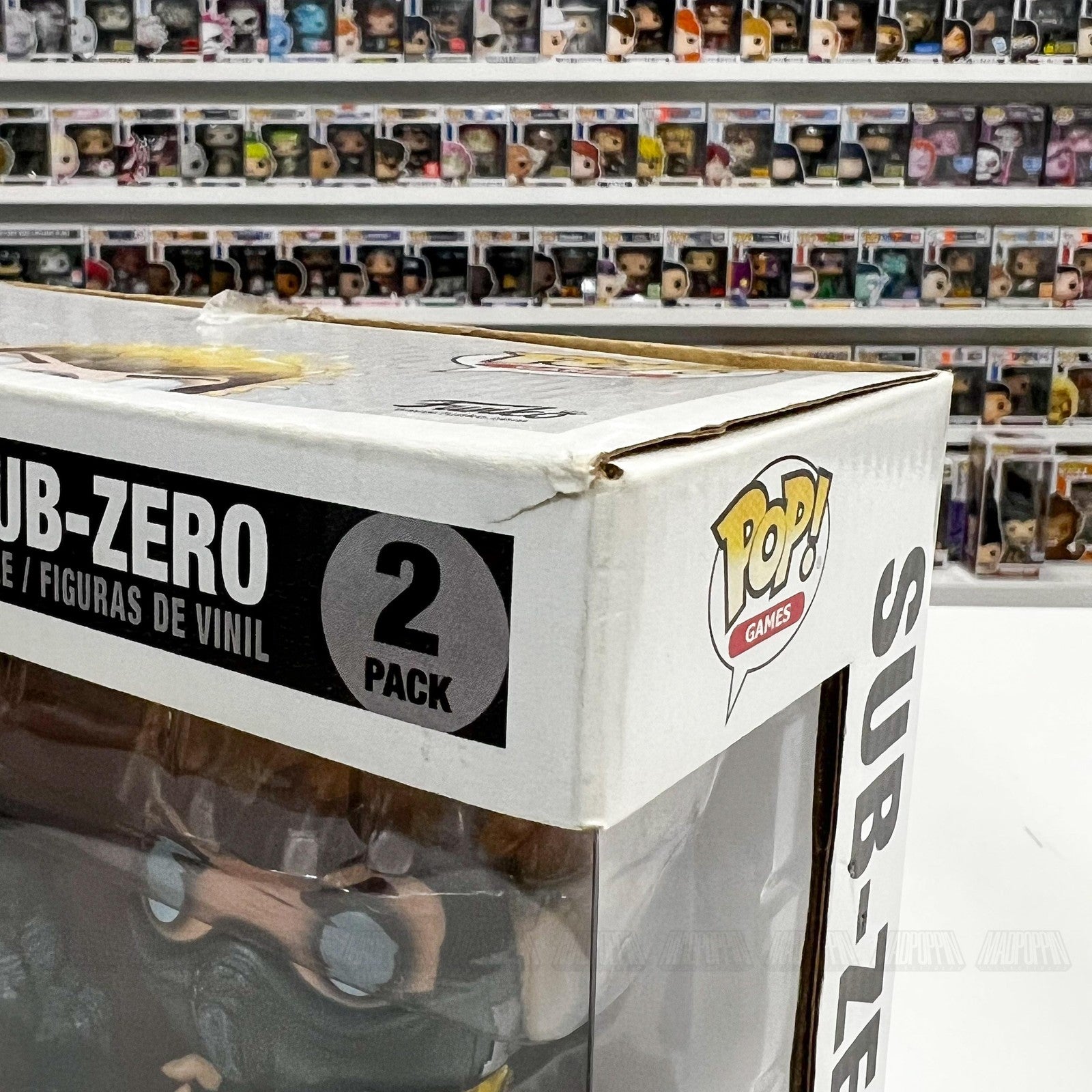 Funko Pop Games Mortal Kombat X Scorpion Sub-Zero 2 Pack GameStop Exclusive New