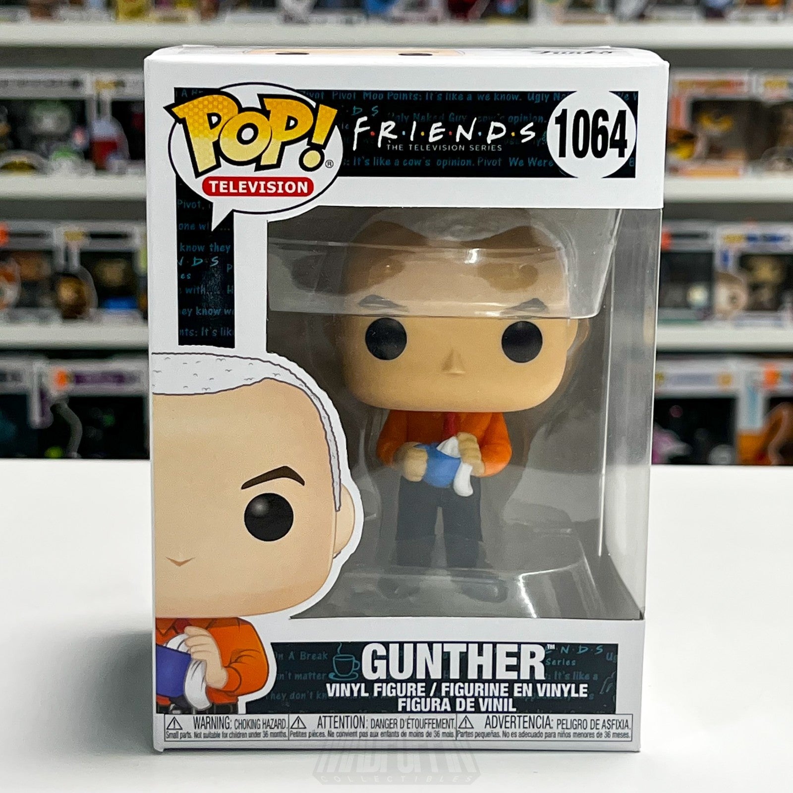 Funko Pop Television FRIENDS Gunther 1064 Central Perk Comedy Show Sitcom 90s0