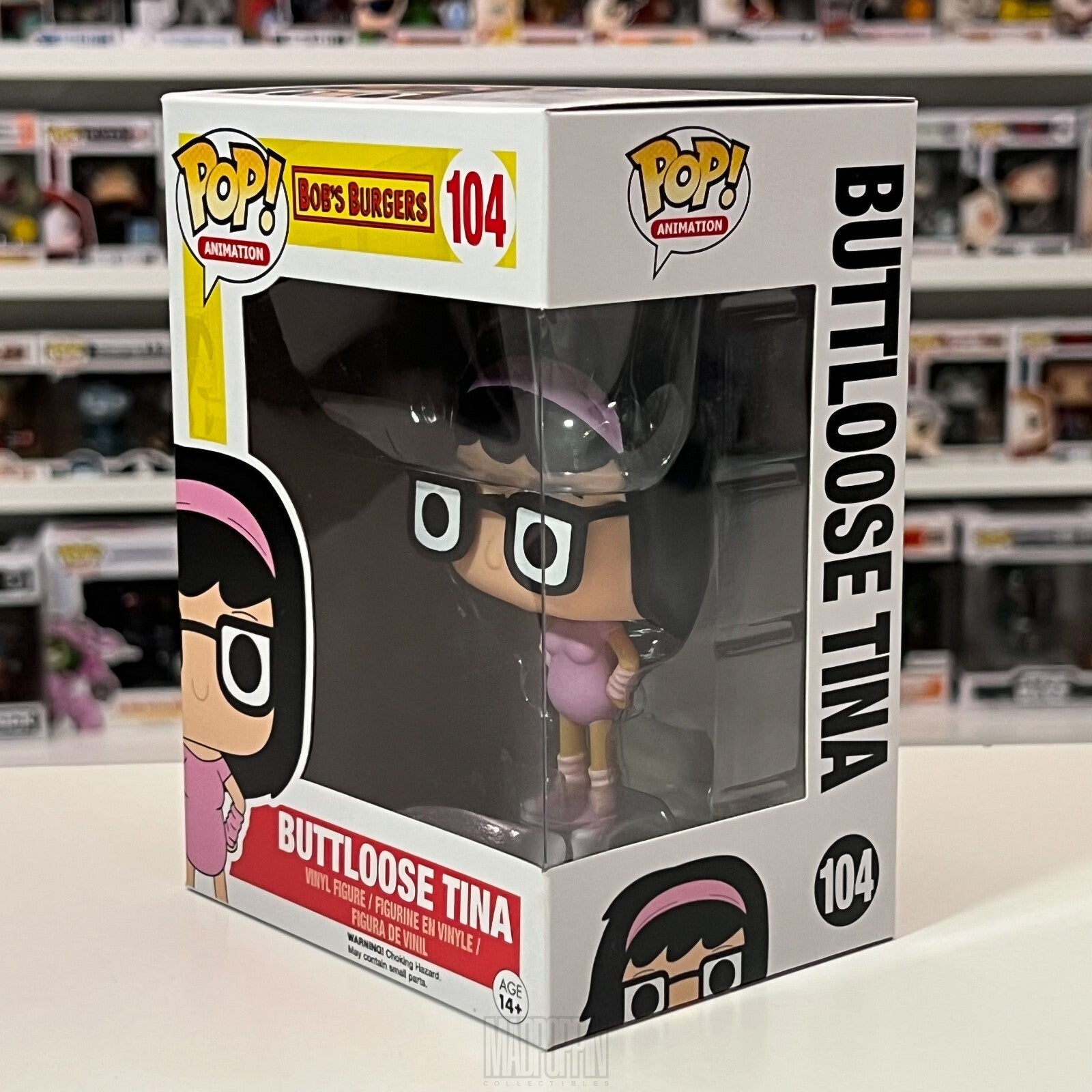 Funko Pop Animation Bob's Burger Buttloose Tina Belcher Vaulted 104