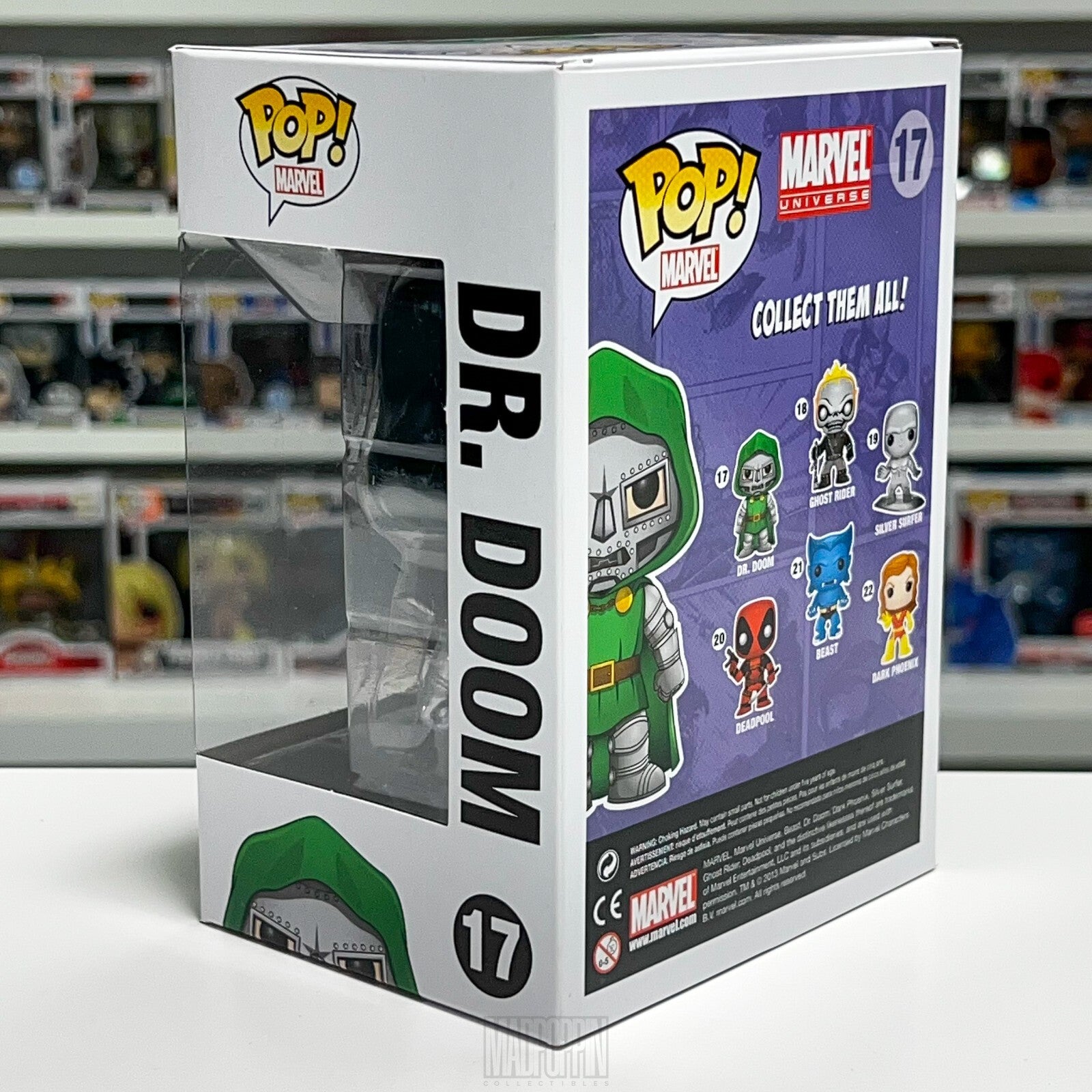 Funko Pop Marvel Universe Dr Doctor Doom Metallic BCC Bangkok Comic Con 17