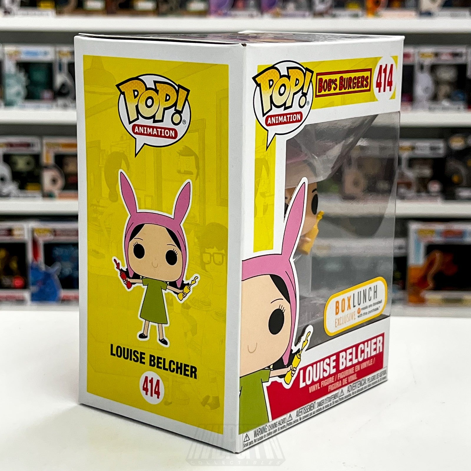 Funko Pop Animation Bobs Burgers Louise Belcher Ketchup Mustard BoxLunch 414 Toy5