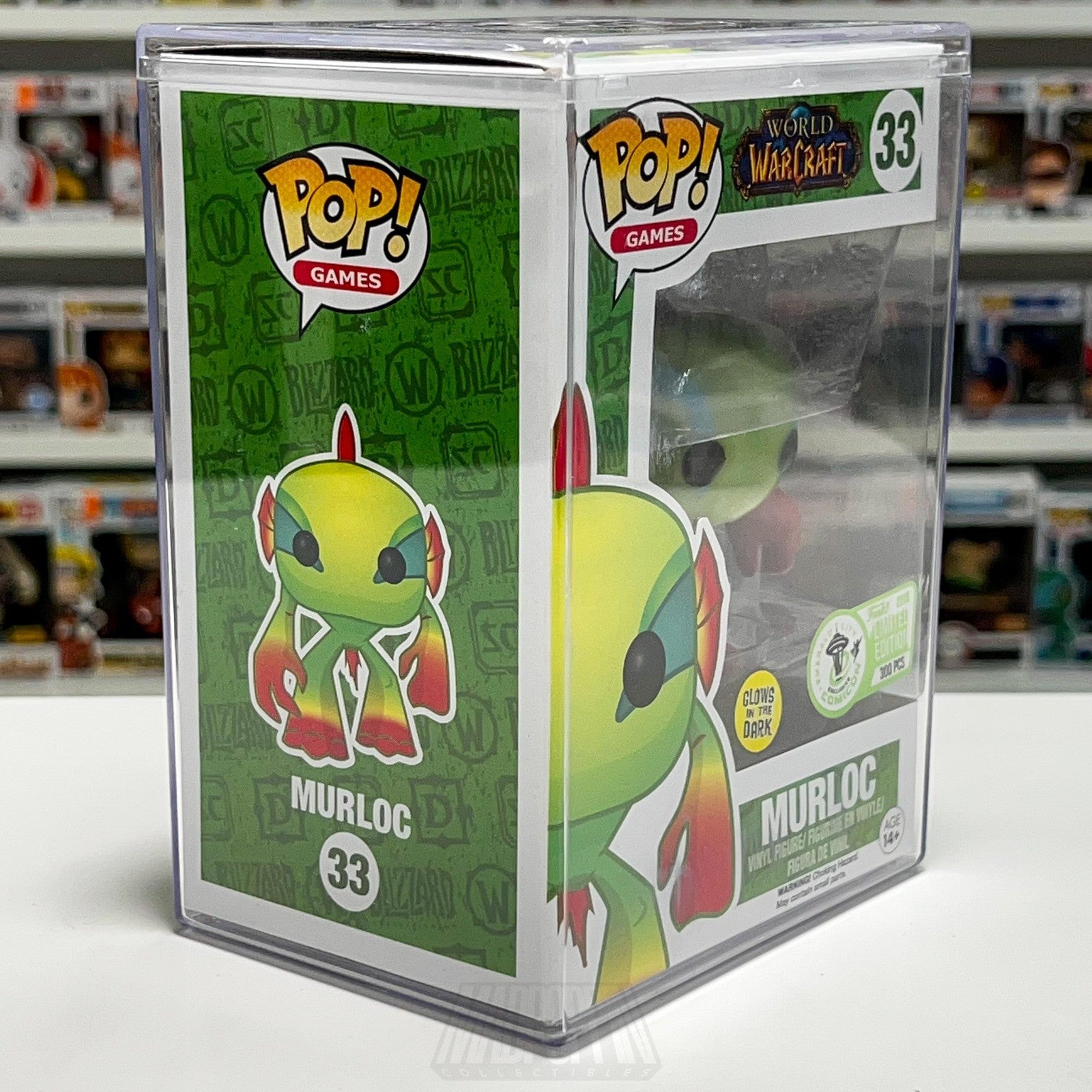Funko Pop Games World of Warcraft Murloc 33 Glow Limited 300 PCS Vinyl Figure
