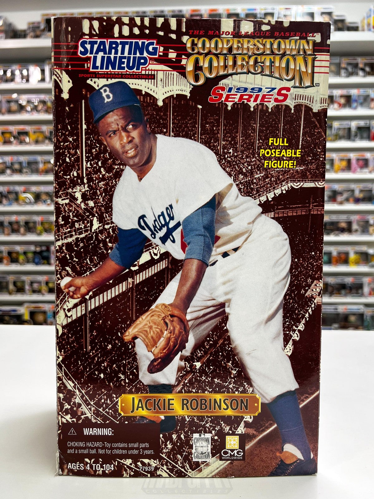 Starting Lineup Brooklyn Dodgers Jackie Robinson Cooperstown Figure MLB Baseball