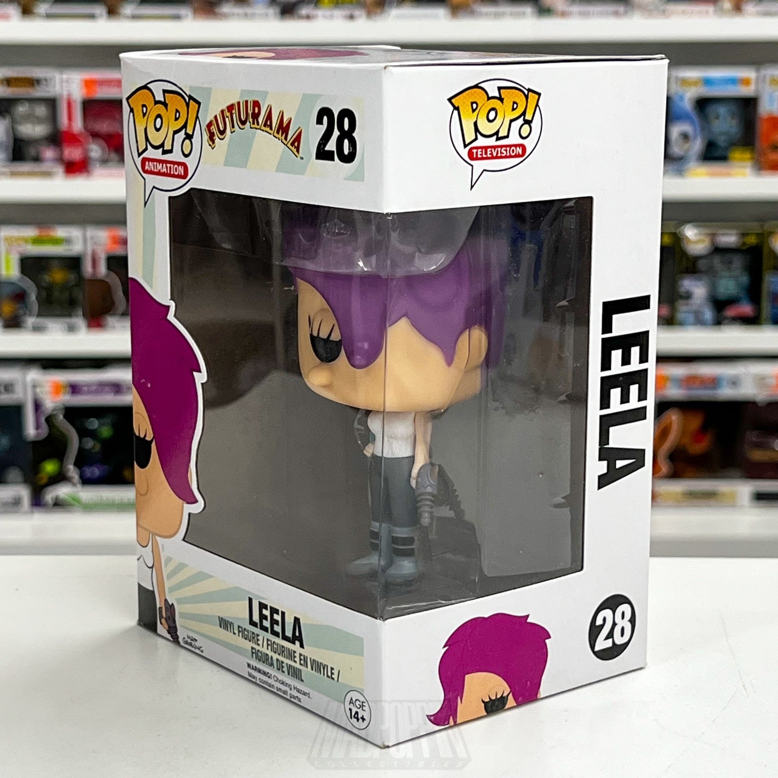 Funko Pop Animation Futurama Turanga Leela 28 TV Show Comedy Toy Vinyl Figure1