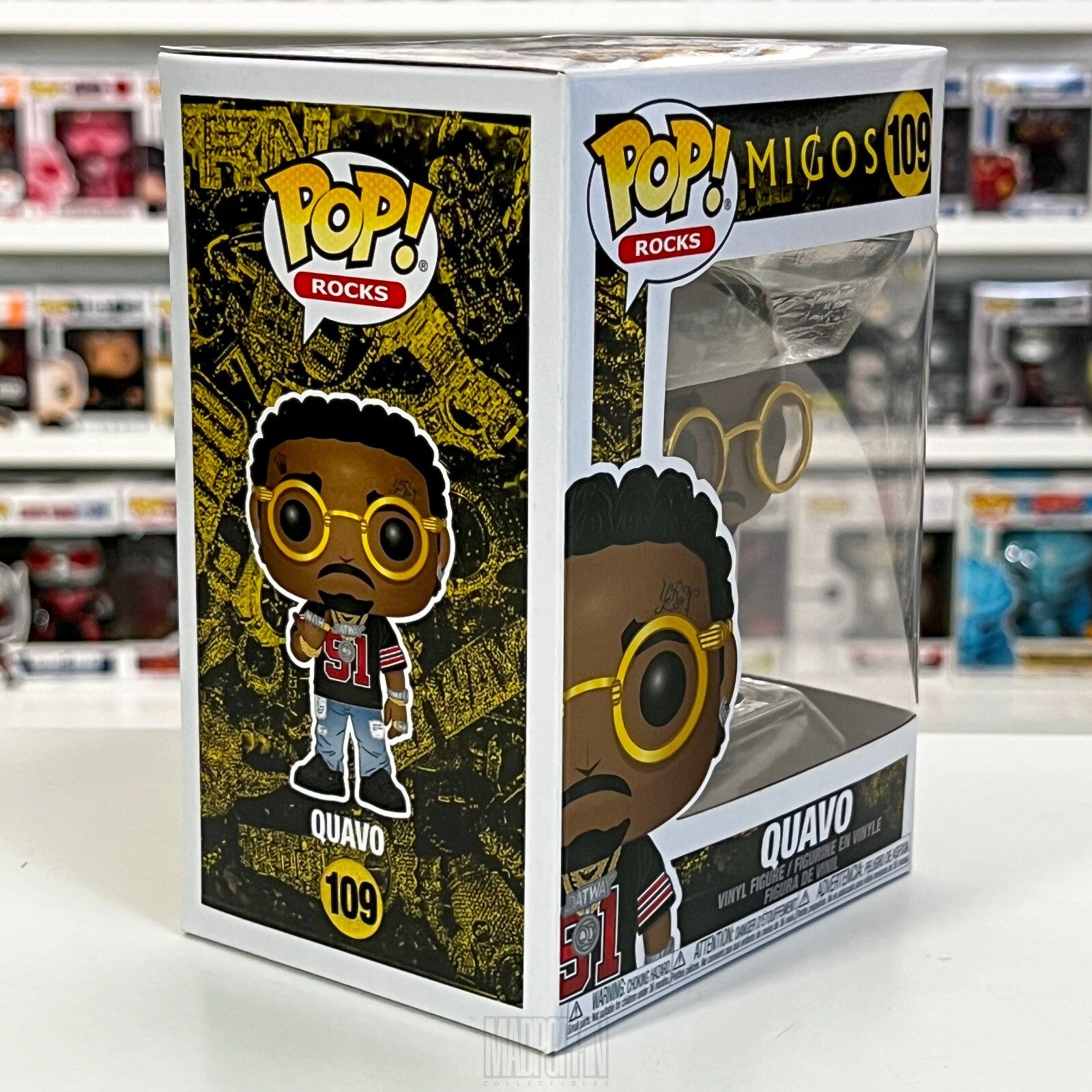 Funko Pop Rocks Migos Quavo Vaulted Music Rap Hip Hop Trap Atlanta Georgia 109