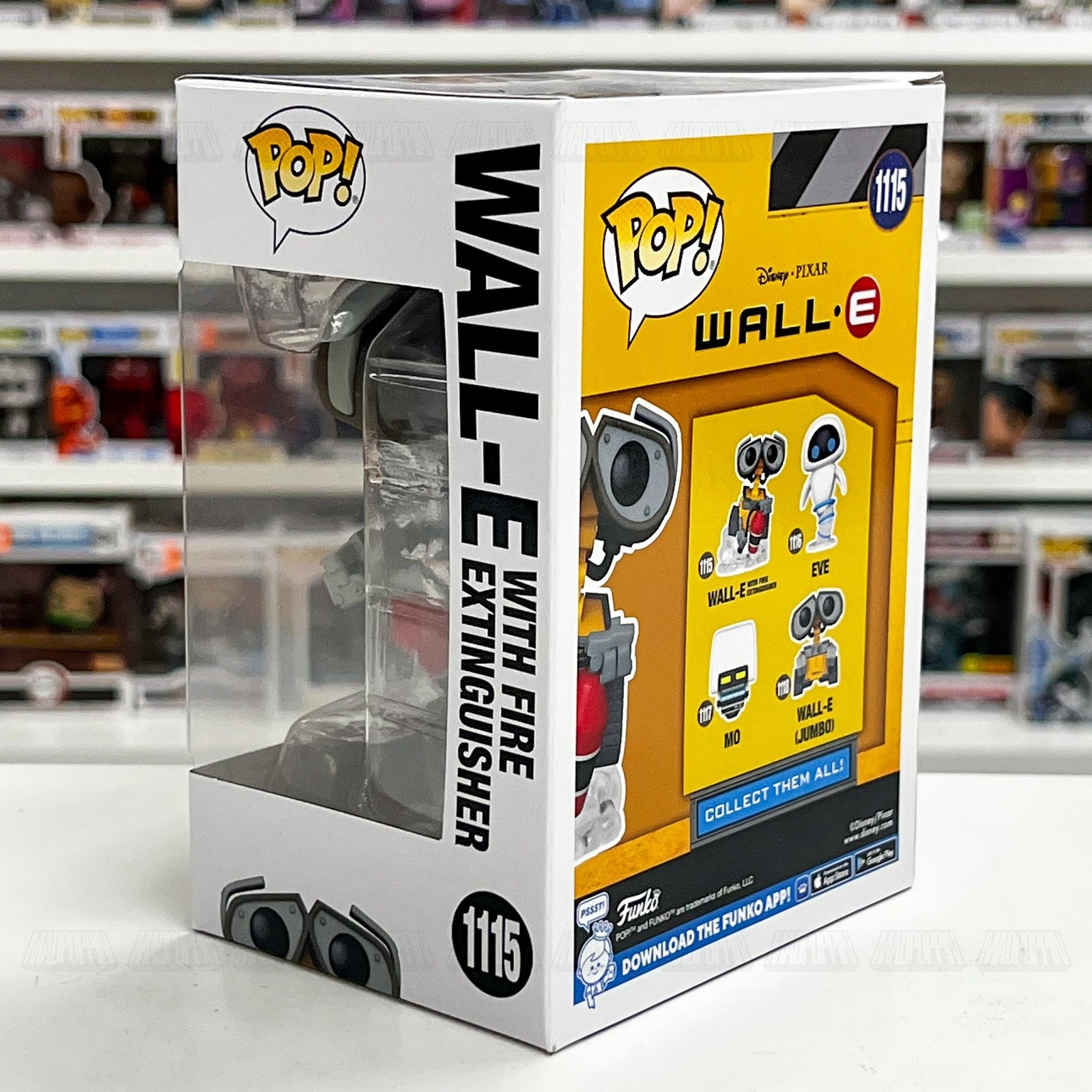 Funko Pop Disney Pixar WALL-E with Fire Extinguisher #1115 Vinyl Figure Toy