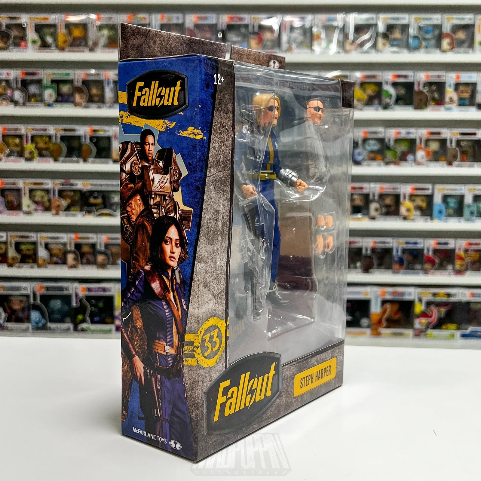 McFarlane Toys Fallout Steph Harper 7 Inch Action Figure Video Game Bethseda