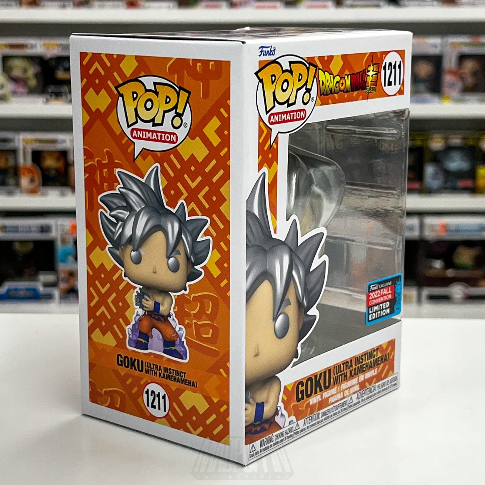 Funko Pop Anime Dragon Ball Super Goku Ultra Instinct Kamehameha NYCC 1211 Manga5
